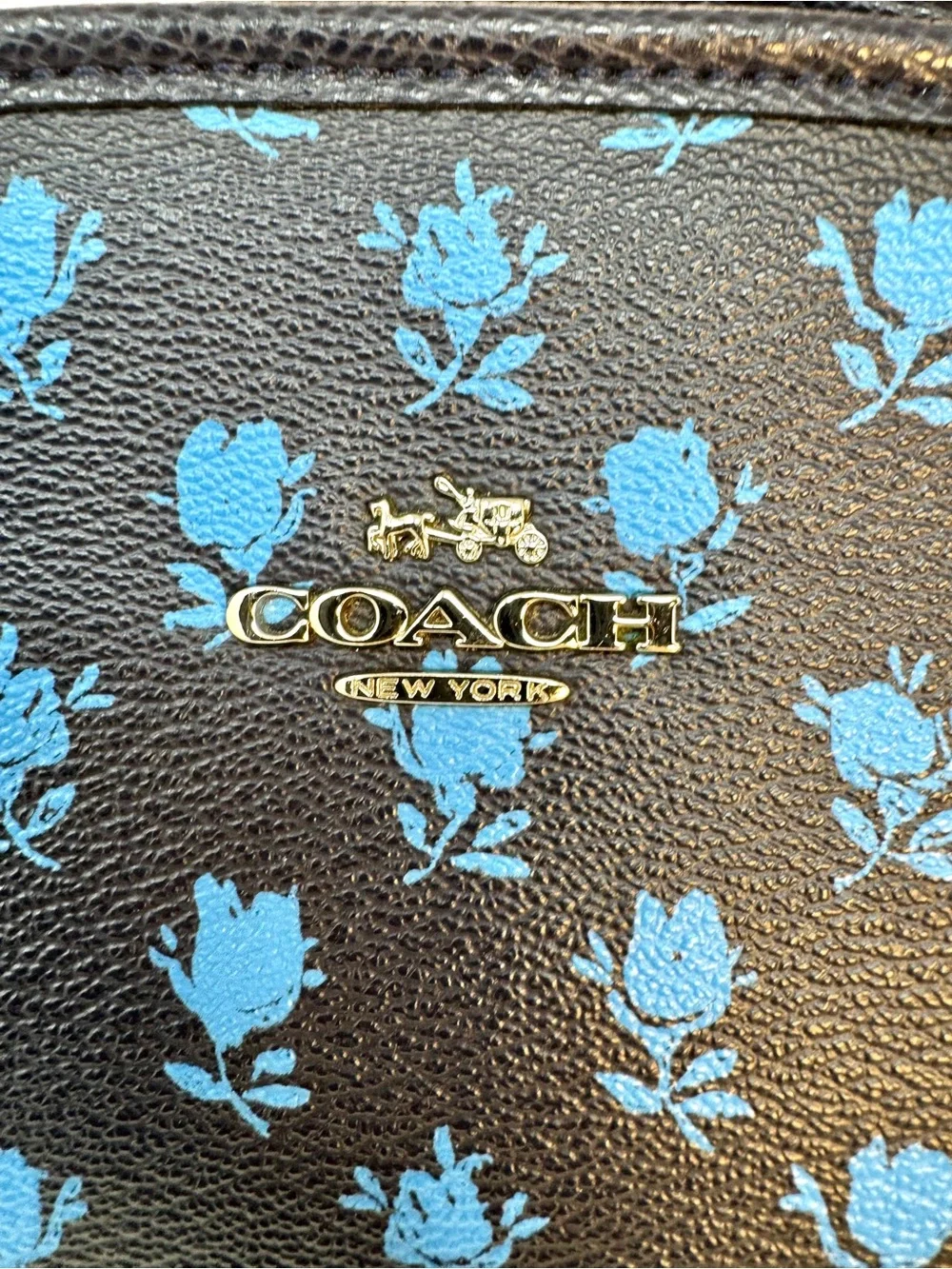 Coach Margot Carryall Satchel Bag in Badlands Floral Print - Excellent Condition